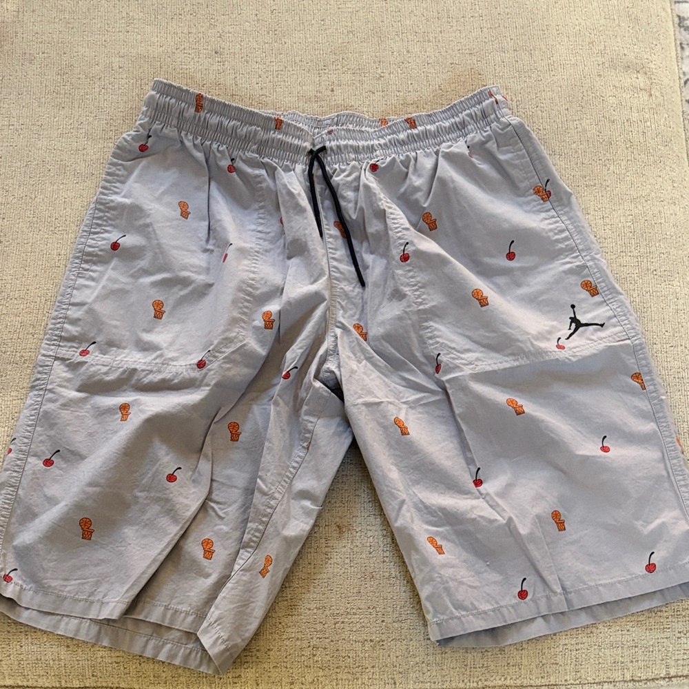 Jordan Shorts with Cherry and Trophy print.